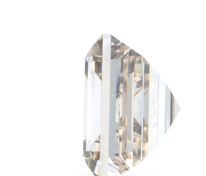 0.53ct | Light Brown VVS Carre Shape Step Cut Diamond - Modern Rustic Diamond