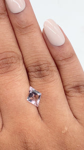 1.11ct | Pink/ Lozenge Shape Step Cut Diamond - Modern Rustic Diamond