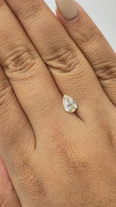 1.00ct | J-K/VVS Pear Shape Brilliant Cut Diamond - Modern Rustic Diamond