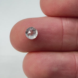 0.63ct | I/SI2 Round Shape Rose Cut Diamond - Modern Rustic Diamond