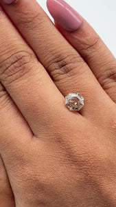 2.01ct | Champagne VS Octagonal Shape Step Cut Diamond - Modern Rustic Diamond