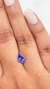 1.16ct | Blue/ Kite Shape Step Cut Diamond - Modern Rustic Diamond