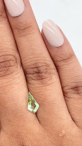 0.77ct | Green/ Kite Shape Step Cut Diamond - Modern Rustic Diamond