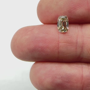 0.92ct | Champagne VS-SI Cushion Shape Brilliant Cut Diamond - Modern Rustic Diamond