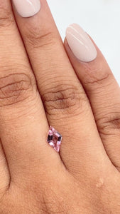 0.59ct | Pink/ Lozenge Shape Step Cut Diamond - Modern Rustic Diamond