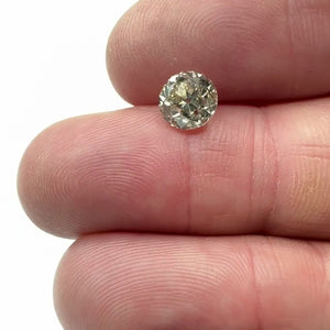 1.51ct | Light Brown VS-SI Round Shape Old European Cut Diamond - Modern Rustic Diamond