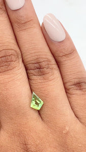 0.79ct | Green/ Kite Shape Step Cut Diamond - Modern Rustic Diamond