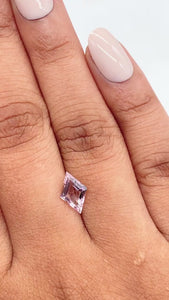 0.99ct | Pink/ Lozenge Shape Step Cut Diamond - Modern Rustic Diamond