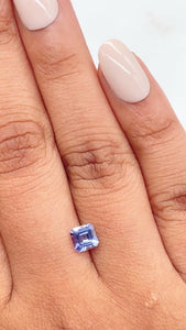 0.71ct | Blue/ Asscher Shape Step Cut Diamond - Modern Rustic Diamond