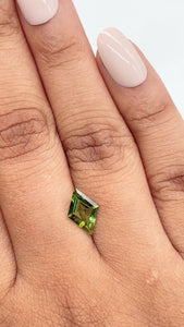 1.03ct | Green/ Lozenge Shape Step Cut Diamond - Modern Rustic Diamond