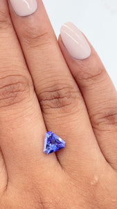 1.33ct | Blue/ Shield Shape Step Cut Diamond - Modern Rustic Diamond