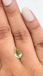 1.06ct | Green/ Kite Shape Step Cut Diamond - Modern Rustic Diamond