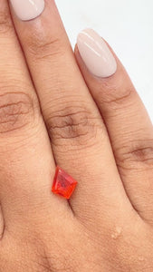 0.67ct | Orange/ Kite Shape Step Cut Diamond - Modern Rustic Diamond