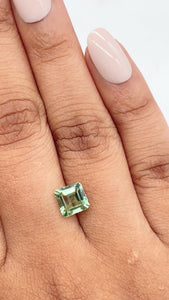 1.38ct | Green/ Asscher Shape Step Cut Diamond - Modern Rustic Diamond