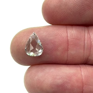 1.40ct | D/VS2 Pear Shape Rose Cut Diamond (GIA) - Modern Rustic Diamond