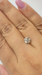 1.49ct | Champagne VVS Cushion Shape Old Mine Cut Diamond - Modern Rustic Diamond