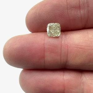 1.28ct | Light Color VS-SI Cushion Shape Brilliant Cut Diamond - Modern Rustic Diamond