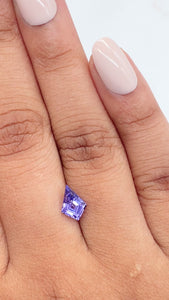 0.95ct | Blue/ Kite Shape Step Cut Diamond - Modern Rustic Diamond