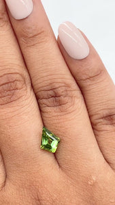 1.28ct | Green/ Kite Shape Step Cut Diamond - Modern Rustic Diamond