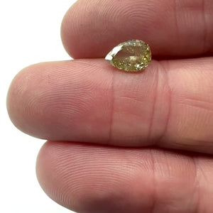 1.05ct | Champagne SI Pear Shape Brilliant Cut Diamond - Modern Rustic Diamond