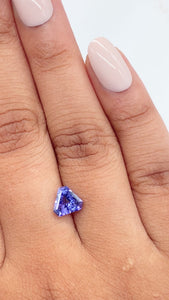 1.17ct | Blue/ Shield Shape Step Cut Diamond - Modern Rustic Diamond