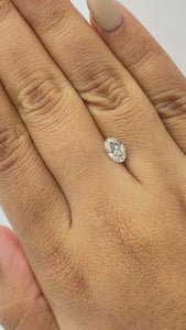 1.01ct | J-K/VS Oval Shape Brilliant Cut Diamond - Modern Rustic Diamond
