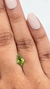 1.00ct | Green/ Kite Shape Step Cut Diamond - Modern Rustic Diamond