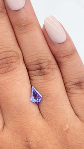 0.80ct | Blue/ Kite Shape Step Cut Diamond - Modern Rustic Diamond