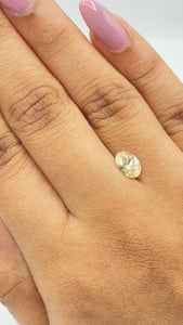 1.00ct | Champagne VS Oval Shape Brilliant Cut Diamond - Modern Rustic Diamond