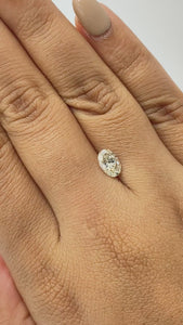 1.01ct | J-K/VVS Oval Shape Brilliant Cut Diamond - Modern Rustic Diamond