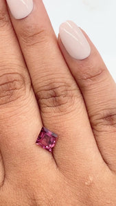 1.28ct | Pink/ Lozenge Shape Step Cut Diamond - Modern Rustic Diamond