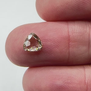 1.07ct | Champagne VS Pear Shape Rose Cut Diamond - Modern Rustic Diamond