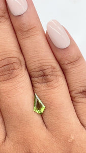 0.64ct | Green/ Kite Shape Step Cut Diamond - Modern Rustic Diamond