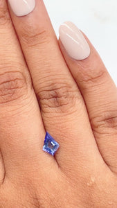 0.75ct | Blue/ Kite Shape Step Cut Diamond - Modern Rustic Diamond