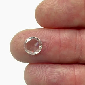 1.32ct | F/VS1 Round Shape Rose Cut Diamond - Modern Rustic Diamond