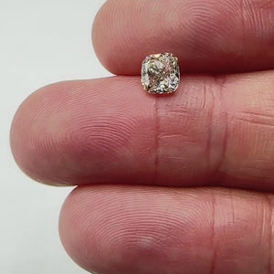 1.10ct | Light Brown VS Cushion Shape Brilliant Cut Diamond - Modern Rustic Diamond