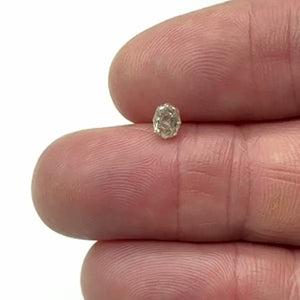 0.56ct | Light Brown SI Octagonal Shape Step Cut Diamond - Modern Rustic Diamond