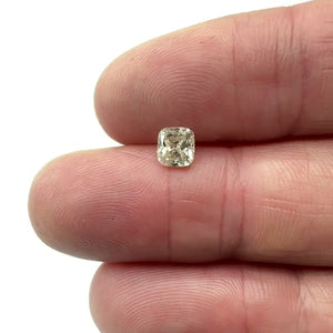 0.91ct | Light Brown SI Cushion Shape Brilliant Cut Diamond - Modern Rustic Diamond